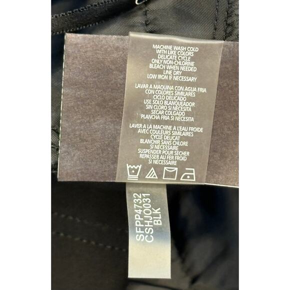 Calvin Klein Ponte Skinny Jeans 10 Black Modern Stretch Knit - Picture 9 of 11